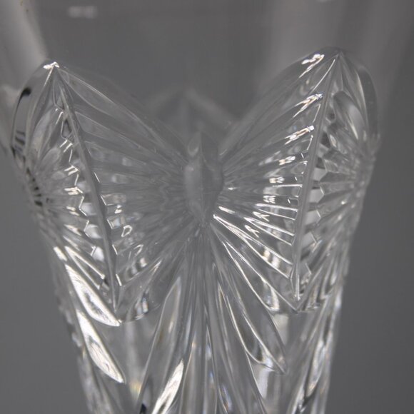 Waterford Champagne Glasses Set Of 2 Clear Cut Crystal 9" Champagne Glasses - Picture 6 of 12